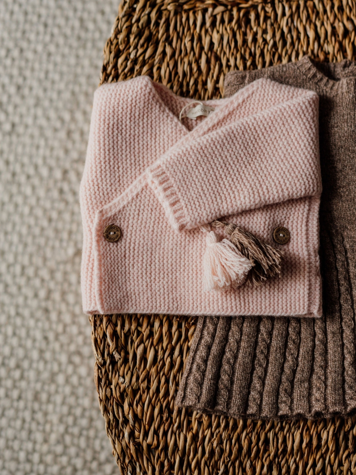 Cardigan doppiopetto in lana merino - 07308A