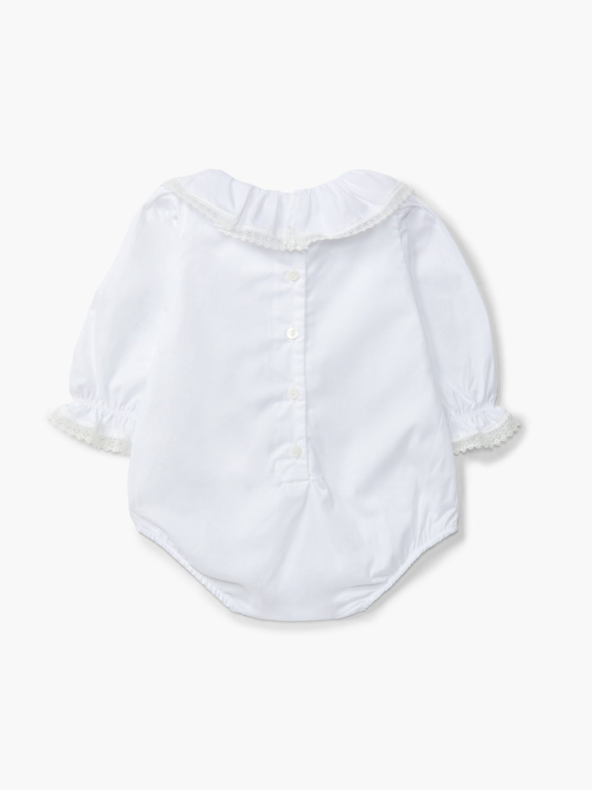 Cotton bodysuit with frill detail 01920A