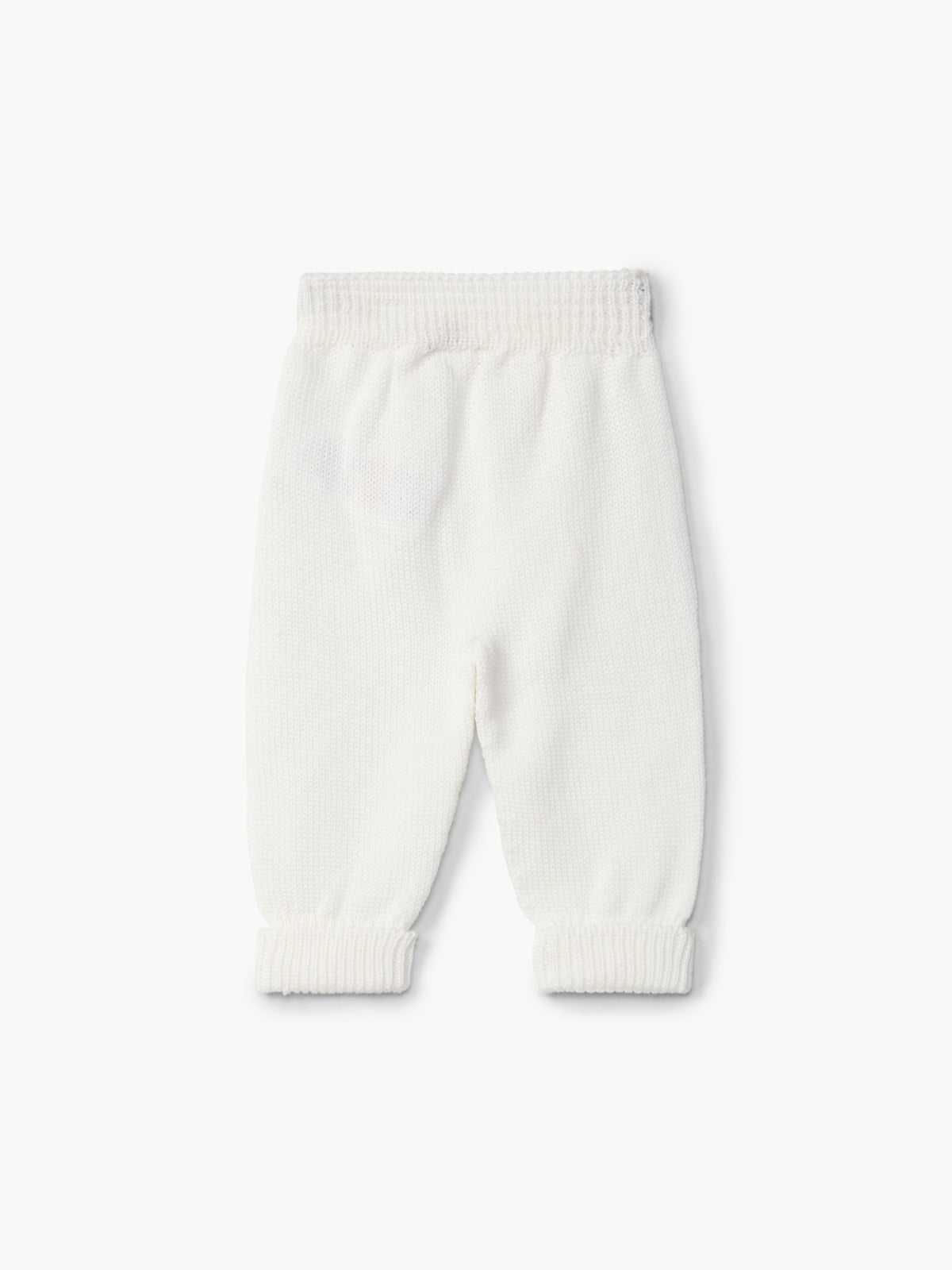 Babyhose aus rosa Merinowollstrick – Wedoble – Foto 3