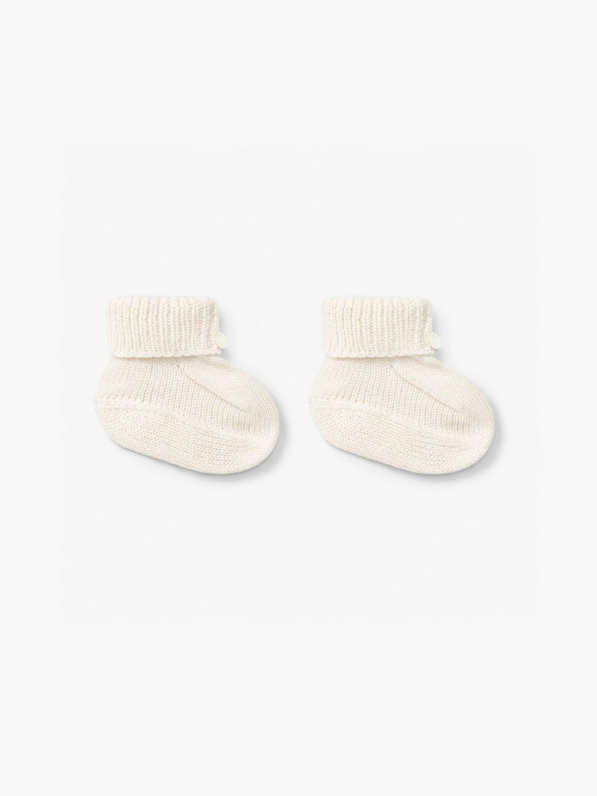 Booties knitted in wool 04345A