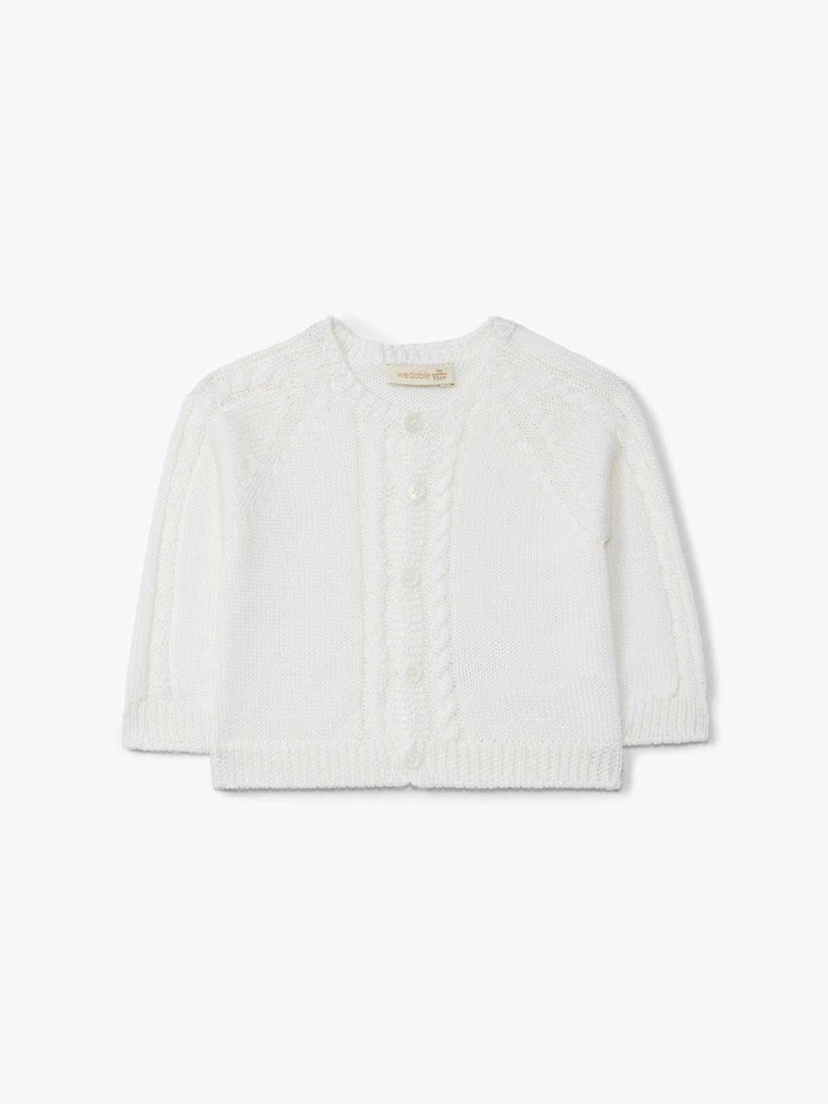 Cardigan knitted in merino wool 04308B
