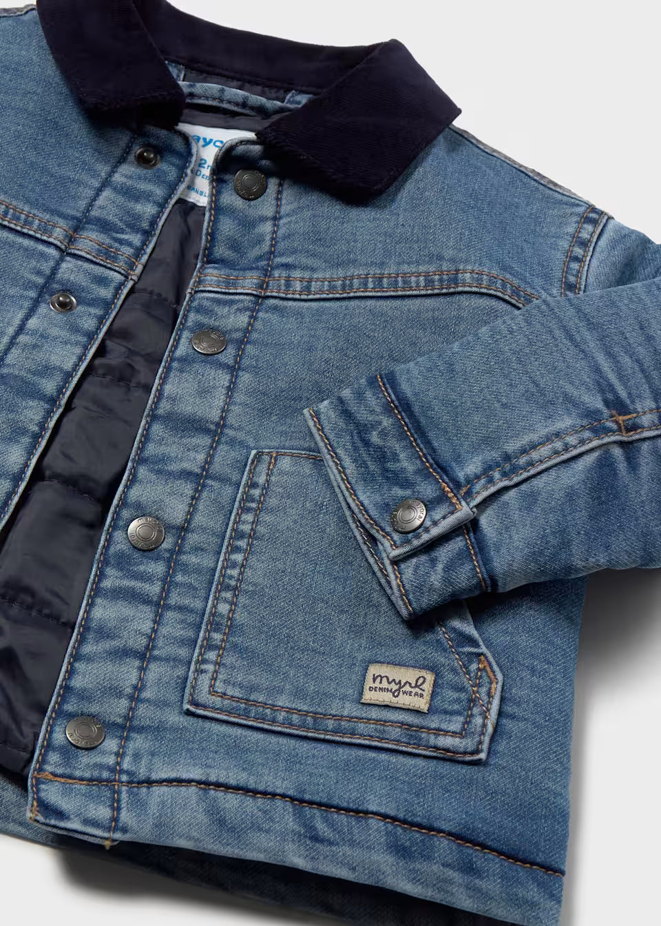 Giacca soft denim imbottito 2420