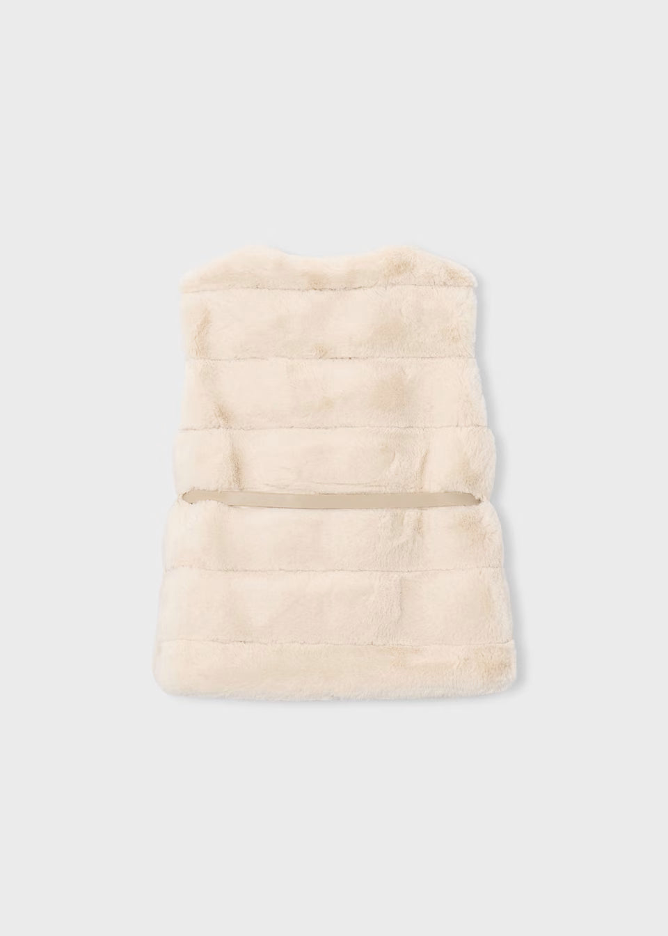 Gilet pellicciotto con cintur 4328