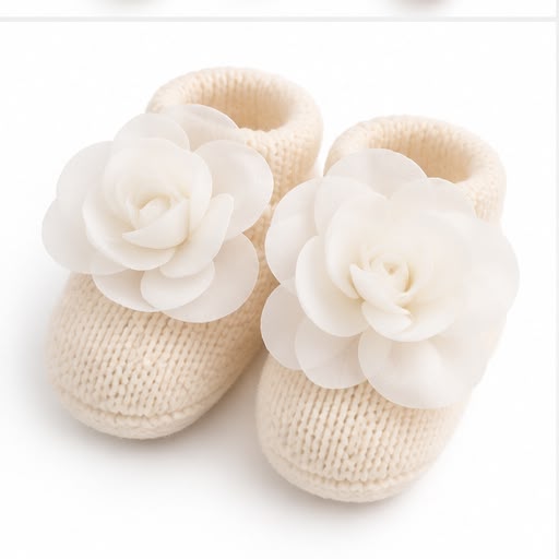 Babbucce con rosa- 3351