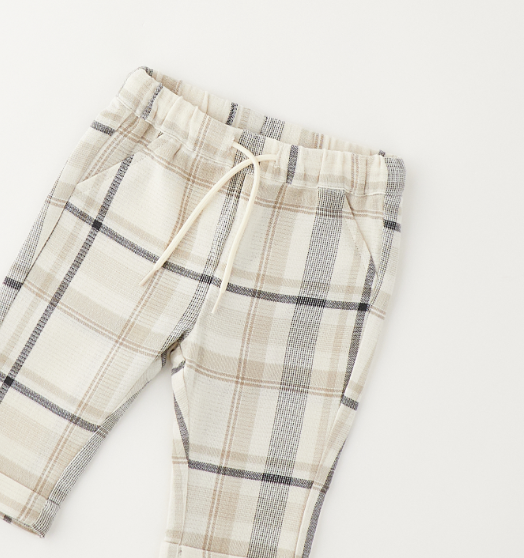 pantalone tessuto navetta lungo-3G620