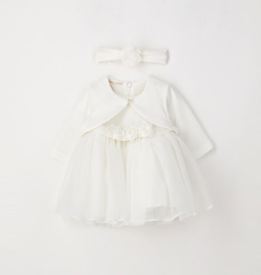 abito maglia tagliata con manica-3G710