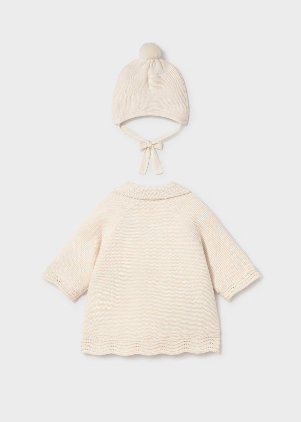Cappotto tricot con cappello 2403