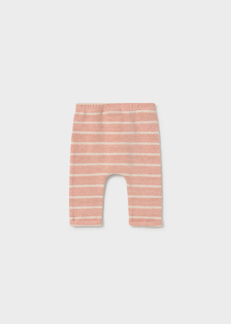 Conjunto de bebé niña con chaleco, camiseta con lazo y leggings de rayas – Mayoral – foto 3